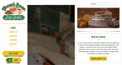 Desktop Screenshot of greenesbeans.com
